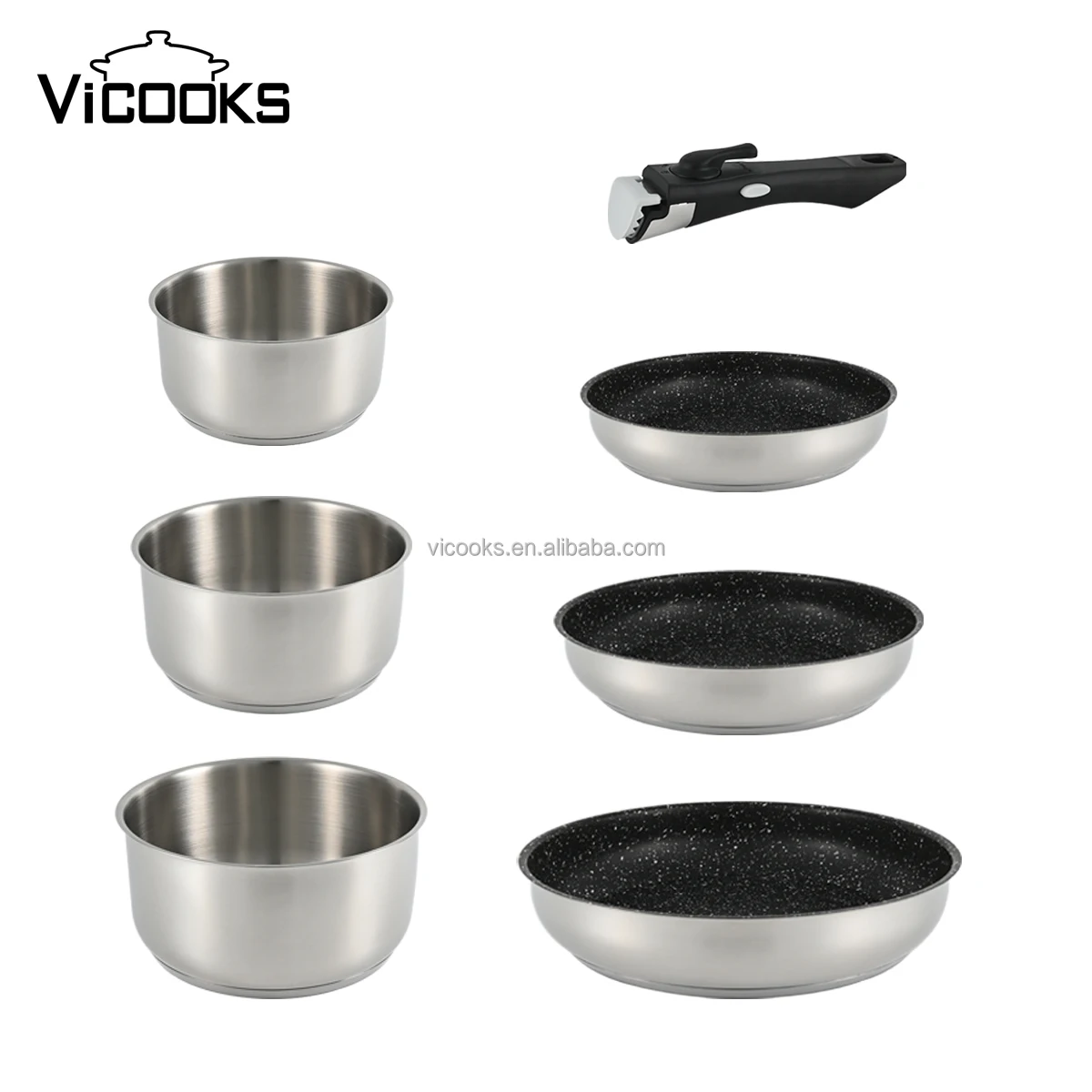 Stainless Steel Pots And Pans Non-Stick Cookware Manufacturers Cast Iron Cookware Dessini Cookware
