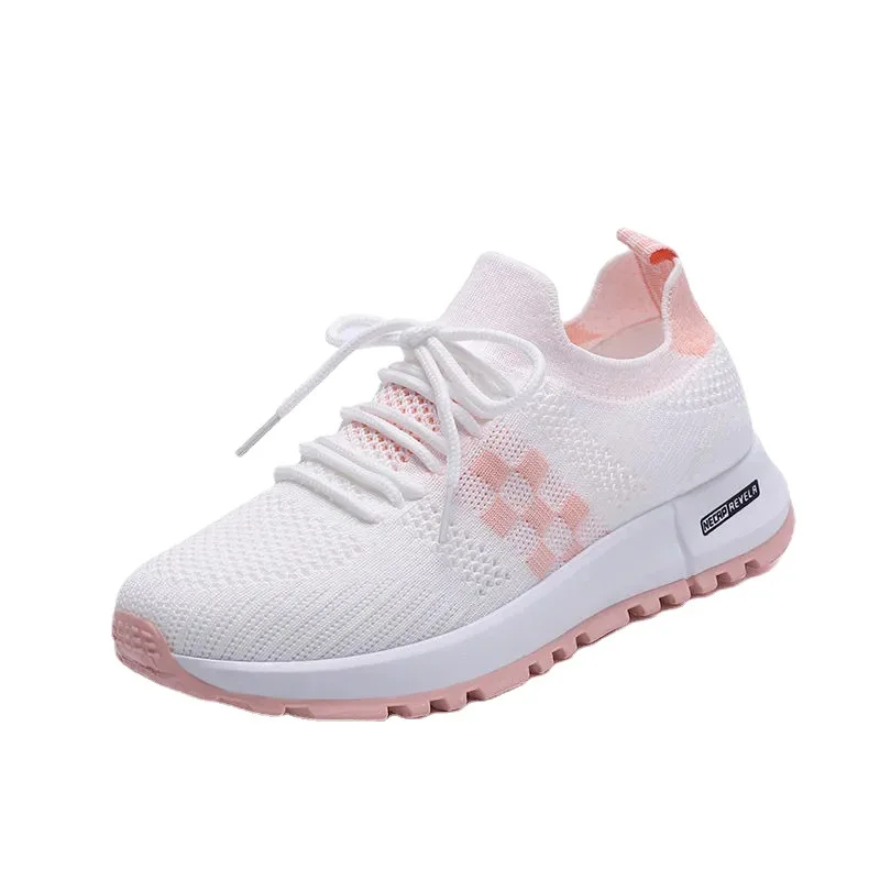 Mesh Breathable Soft Sole Running Shoes Small White Shoes Women Casual Shoes