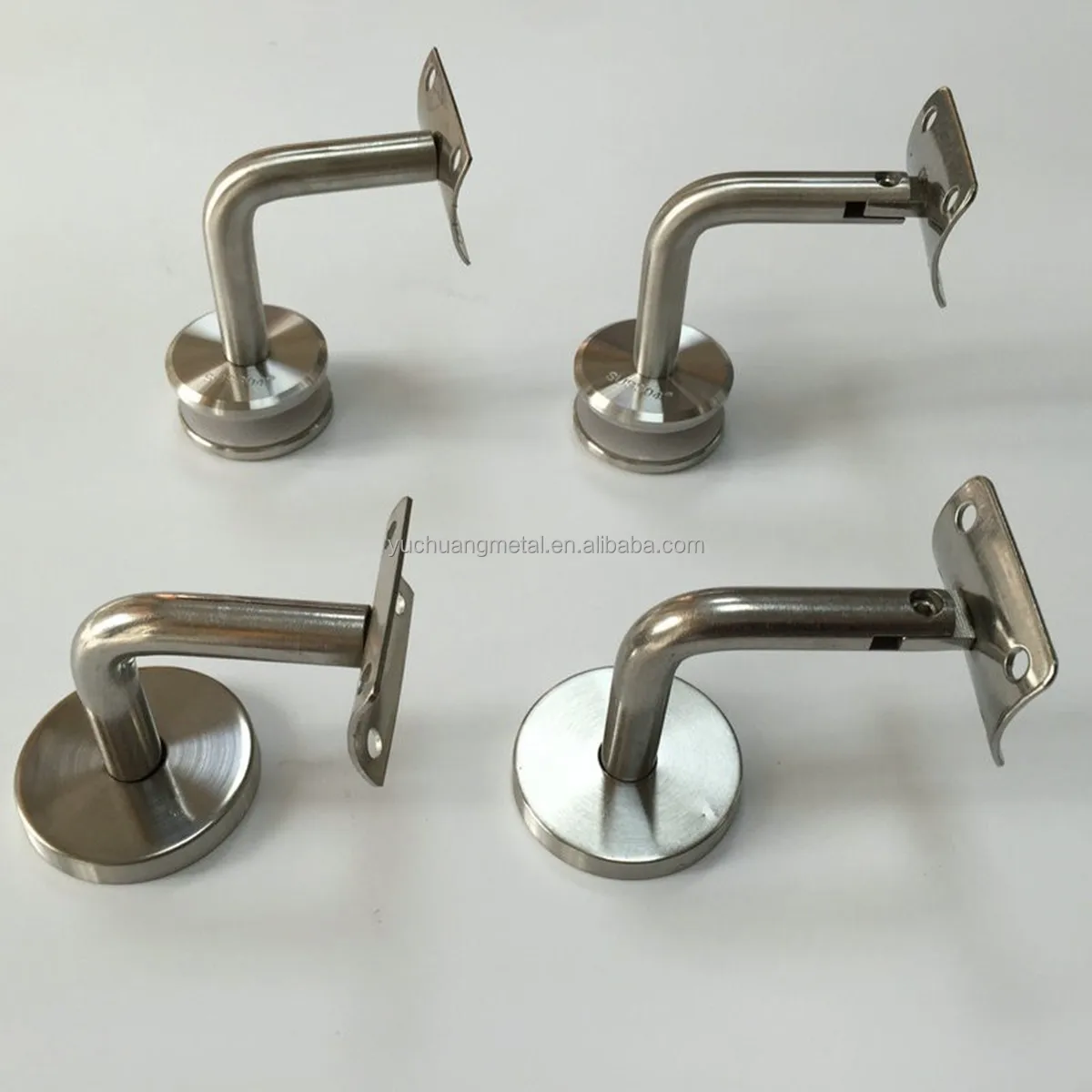 Balcony balusters fittings high quality stainless steel adjustable saddle support handrail bracket