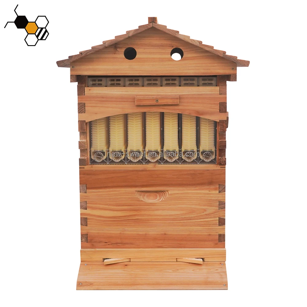 Automatic Self Flowing Honey7 Frames Beehive Flowing Office Honey Harvest Bee Hive And Auto Frames