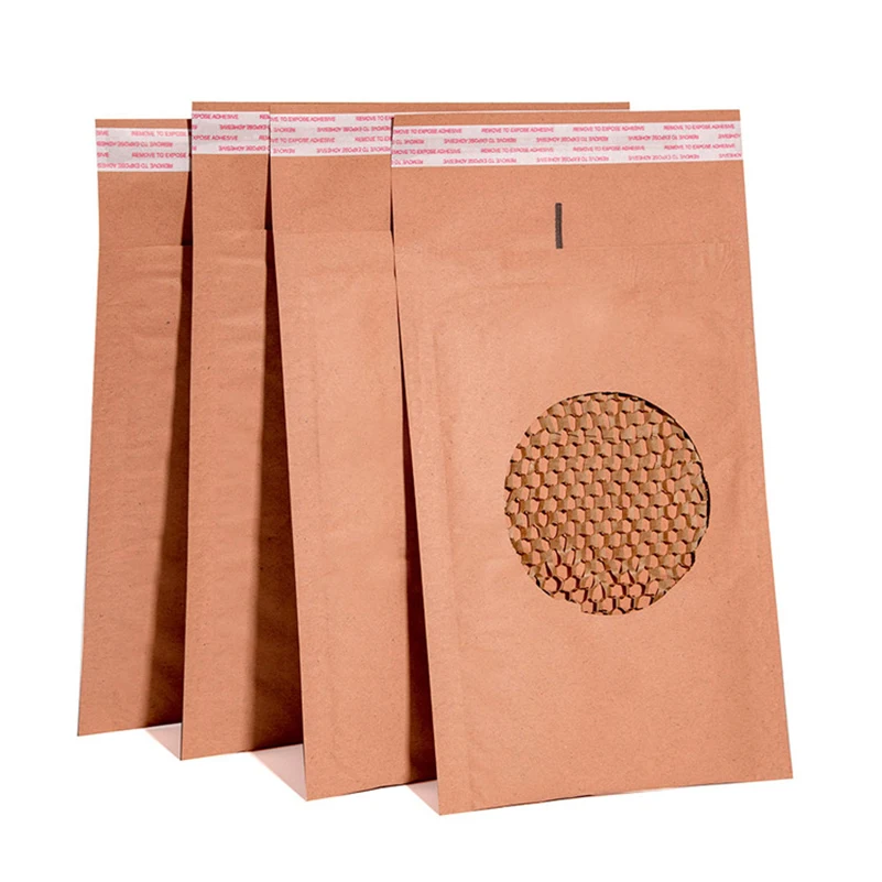 Honeycomb mail Bags  Padded Shipping Mailing Bags Eco Friendly Compostable Kraft Bubble Envelopes