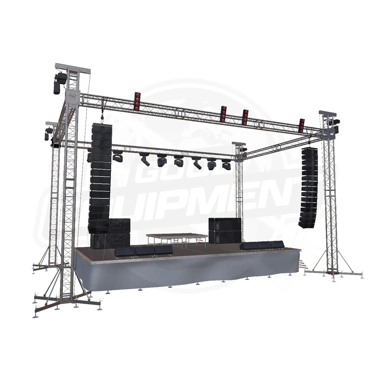 Lifting Tower Roof Truss System Cover Truss Aluminum