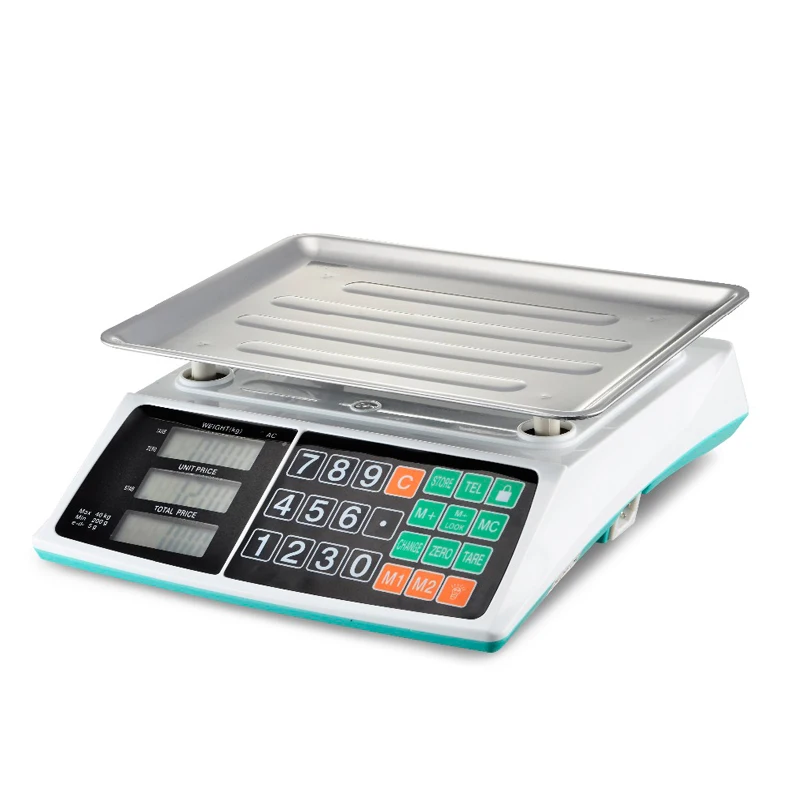 DAWOOD new design touch keypad pricing scale electronic commerical weighing pricing scale