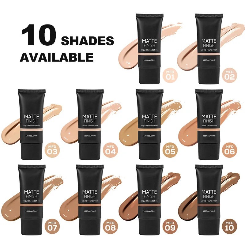 Squeeze tube BB foundation available for custom private label vegan foundation full coverage waterproof