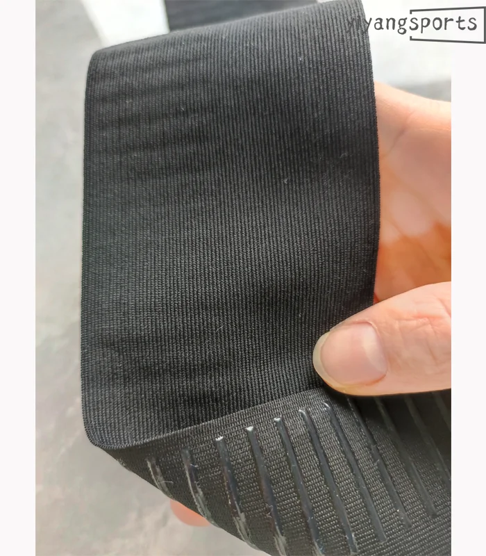 7cm polyester slip gripper webbing tape cycling wear non-slip elastic band silicon gripper