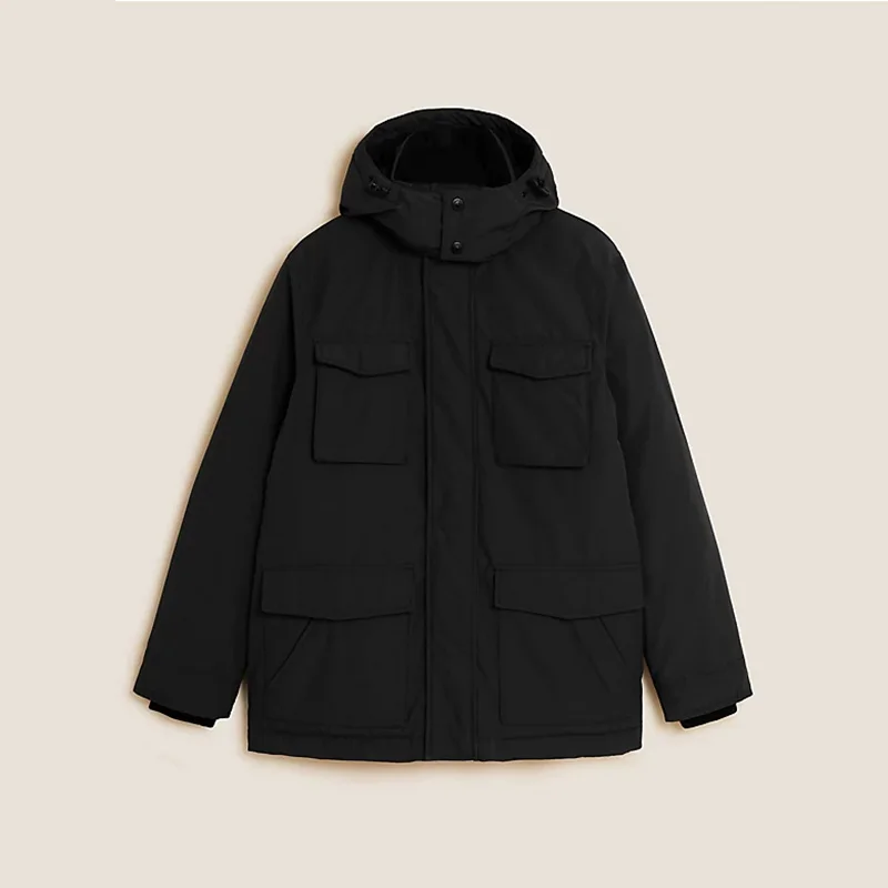 New Season Custom Pattern Windbreaker Bomber Jacket For Men Outer Drawstring Hem Climbing Waterproof Light Weight Coat