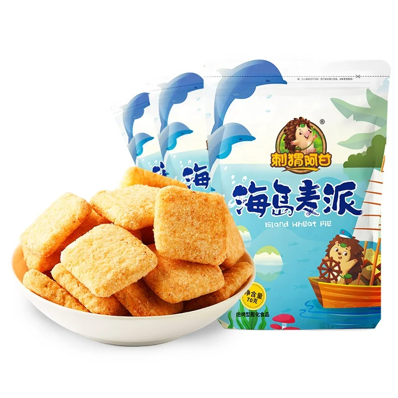 Детские закуски остров Пряная паста хрустящая 70 г пышная еда с ISO стандартной поставкой OEM и ODM готовая еда здоровые закуски