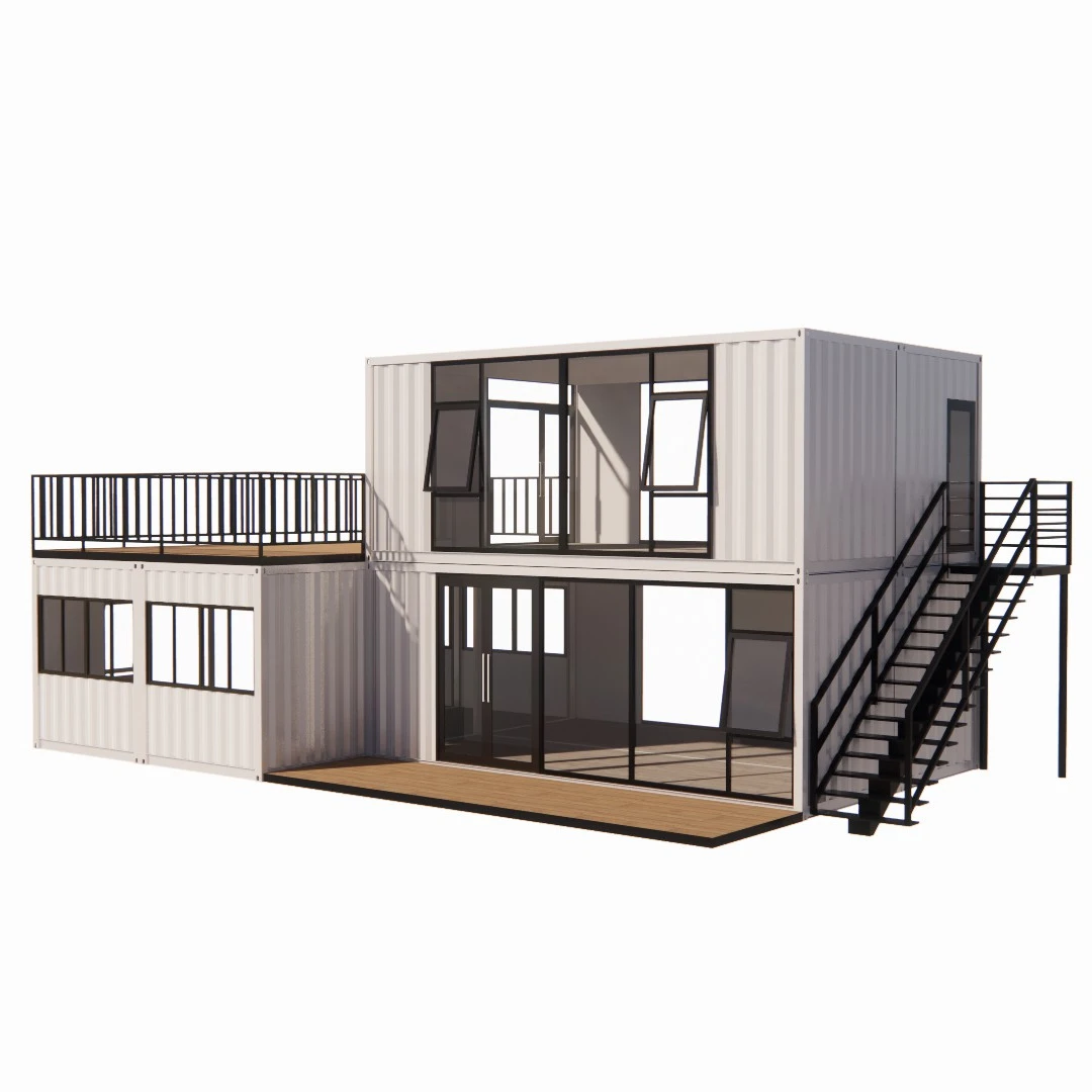 Two-story Pop-up Container Coffee Restaurant bar Cafe Kiosk,Booth Use Steel Prefabricated Houses