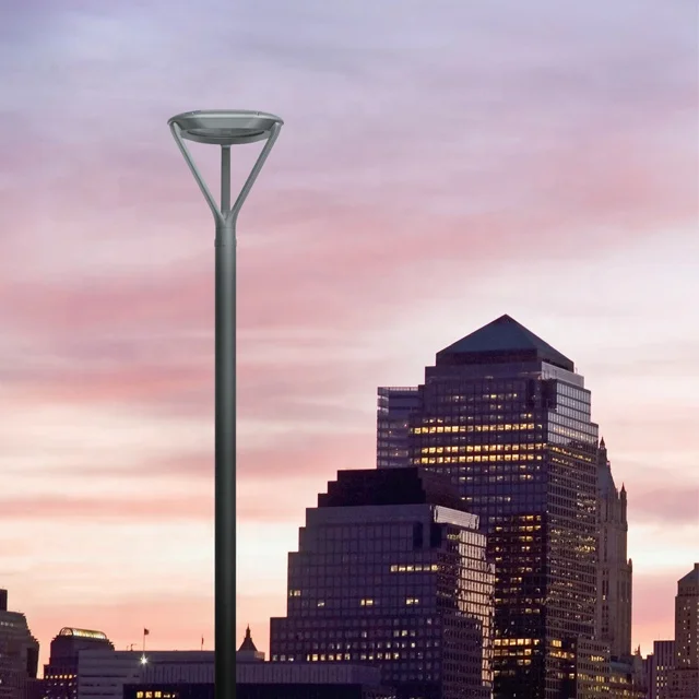 Hoisting Structure Flood lighting Led pole lifting street light LED 50W 60W 90W LED Post Top Light housing