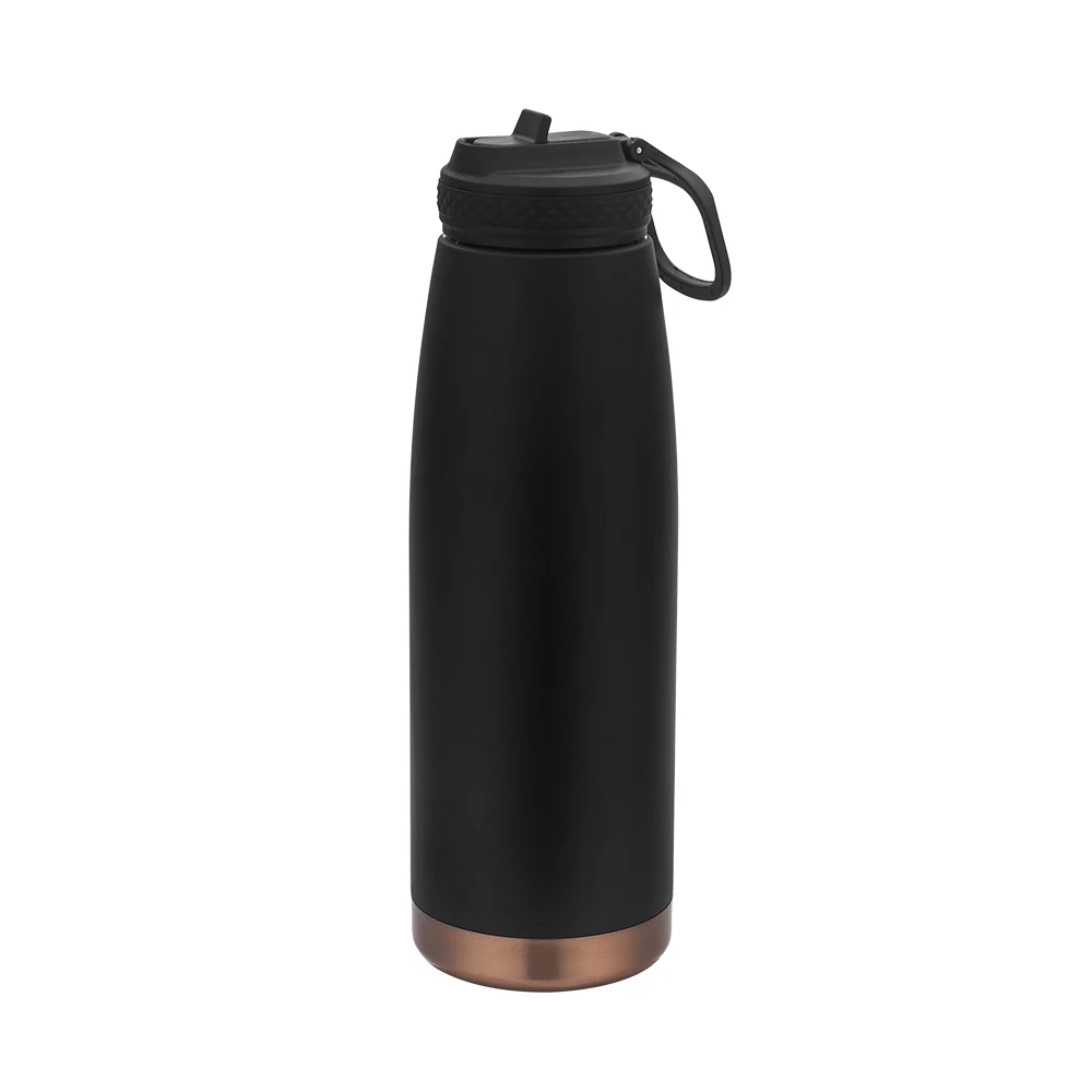 40oz large BPA free LFGB Double walled Insulated Stainless Steel Vacuum Flask Sport Water Bottle with straw easy carry