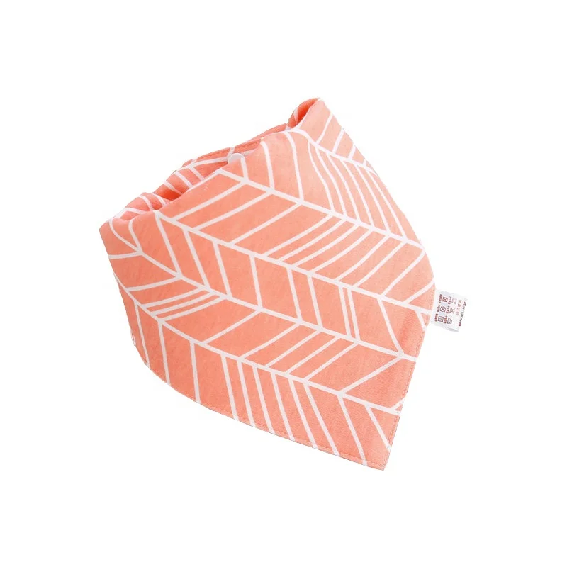 Оптовая продажа, детские товары на заказ, Детские хлопковые нагрудники-Слюнявчики для маленьких девочек, хлопковый треугольный шарф для новорожденных, бандана для кормления