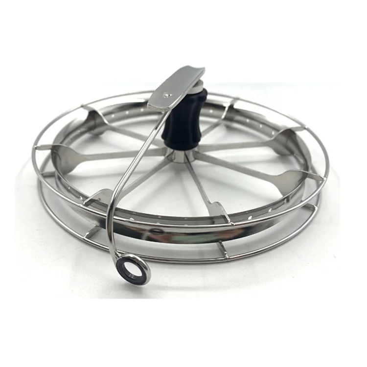 All stainless steel bracket 15CM fishing reel High Quality Full Metal Wire Cup Spinning Fishing Reel