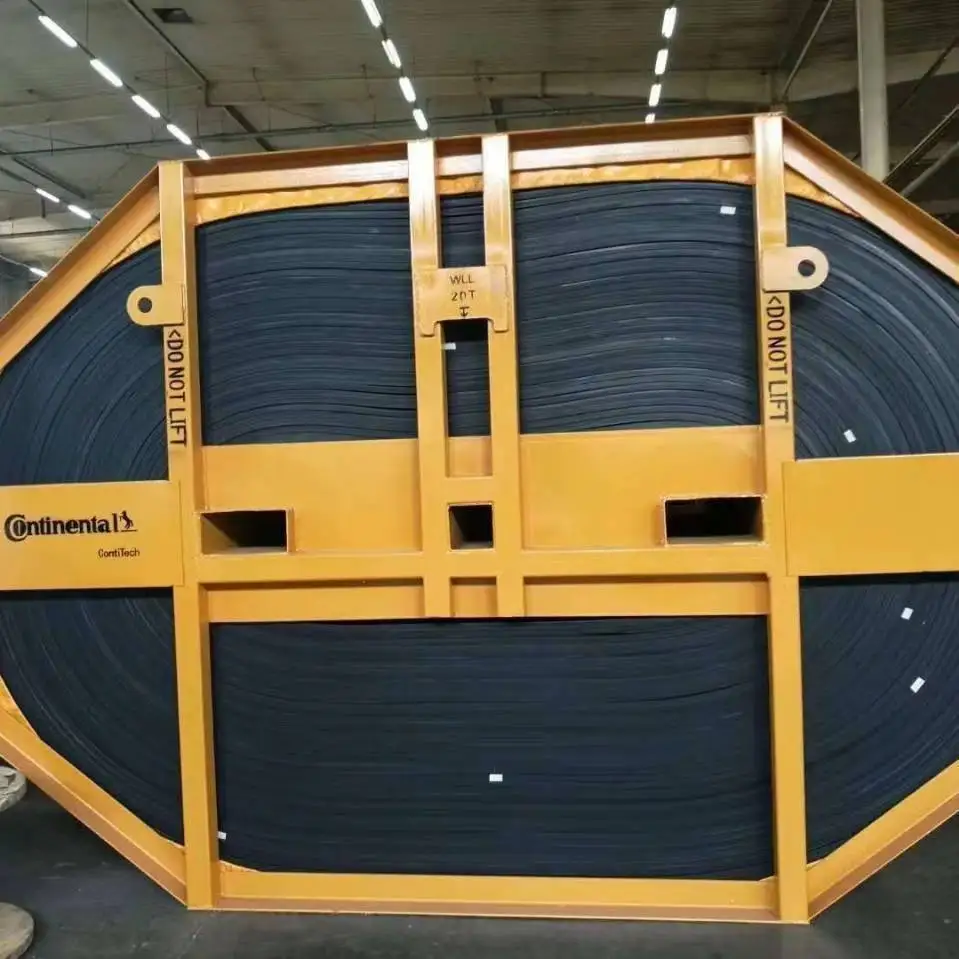 Factory Price Top Quality Steel Cord Transparent Tube Rubber Conveyor Belt For Stone Plant