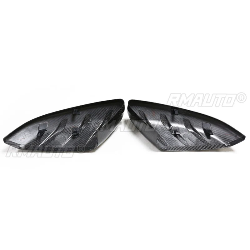 Крышки для зеркал заднего вида из сухого углеродного волокна Honda Civic 10th Mugen Style Type-R FK8 2016-2021 Сменный Чехол боковых