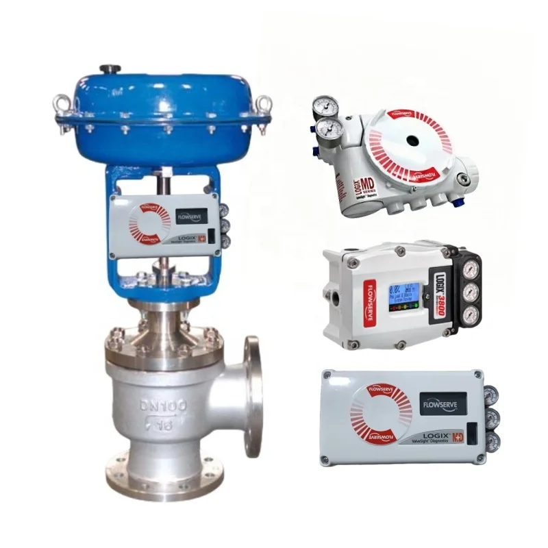 Emerson Fisher 67CFR Air Filter Regulator and Flowserve 520MD Digital Control Valve Positioner with HART Communications