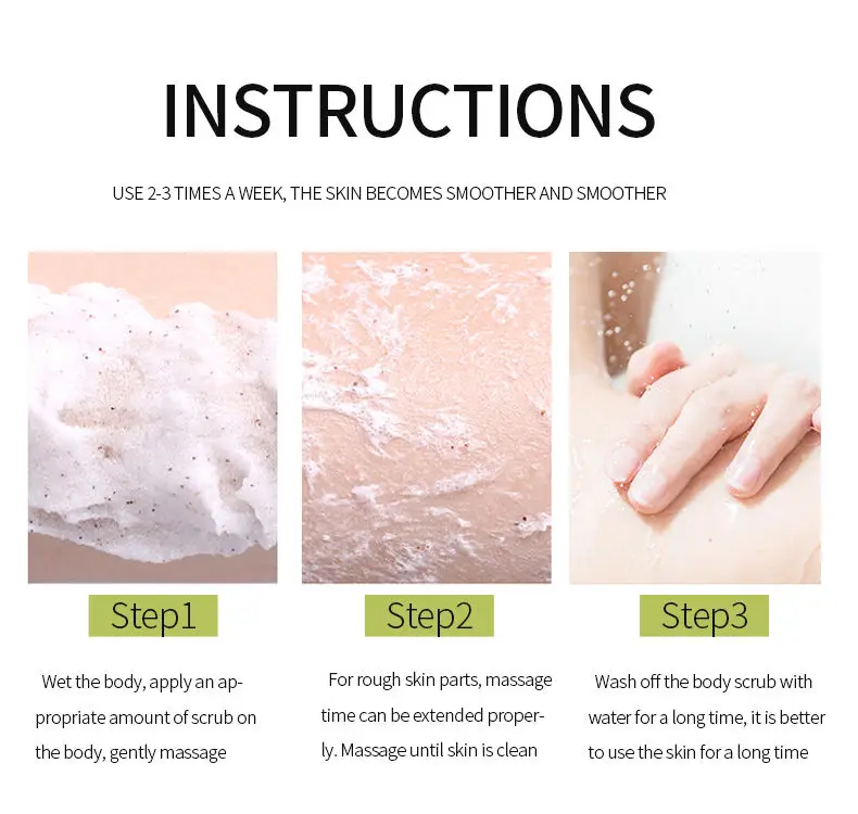 Customize wholesale whitening fruit body scrub organic best  exfoliating coconut body scrub for girls private label