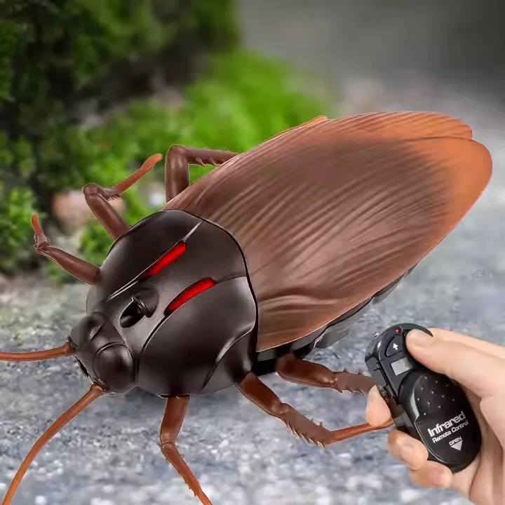 The Popular Insect Cockroach Model Rc Infrared Remote Control Halloween Spoofing Novelty Educational Toy For Children