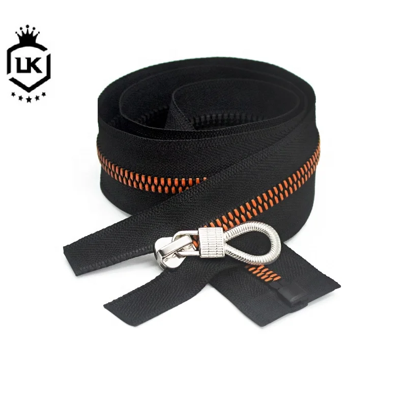 Lanke Electroplated Teeth Polyester Thick Tape Roll Zipper Roll Can Customize Zip Teeth and Tape Colors