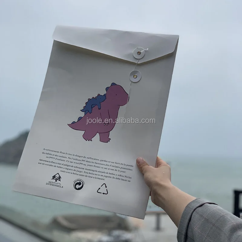 Thick file bag paper file holder by customized size A4 B5 C3 C5 C6 document sleeve