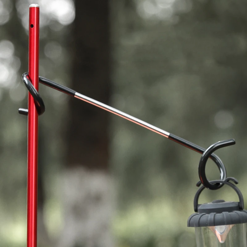 Outdoor Gas Lamp Hook Camping Multi-functional Metal Two-way Tent Lamp Pig Tail Hook S-type Double-headed Storage Hook