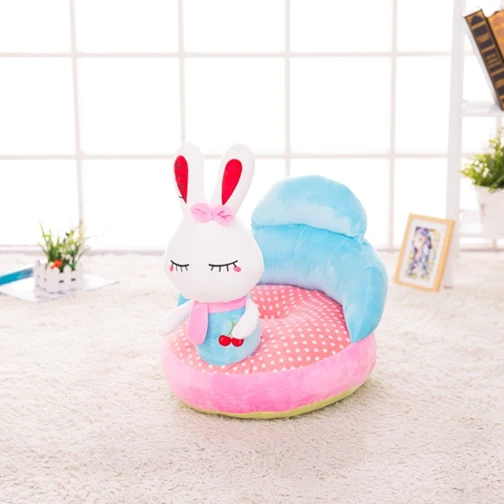 Carton Animal Design Polyester Fabric Soft Sofa For Kids