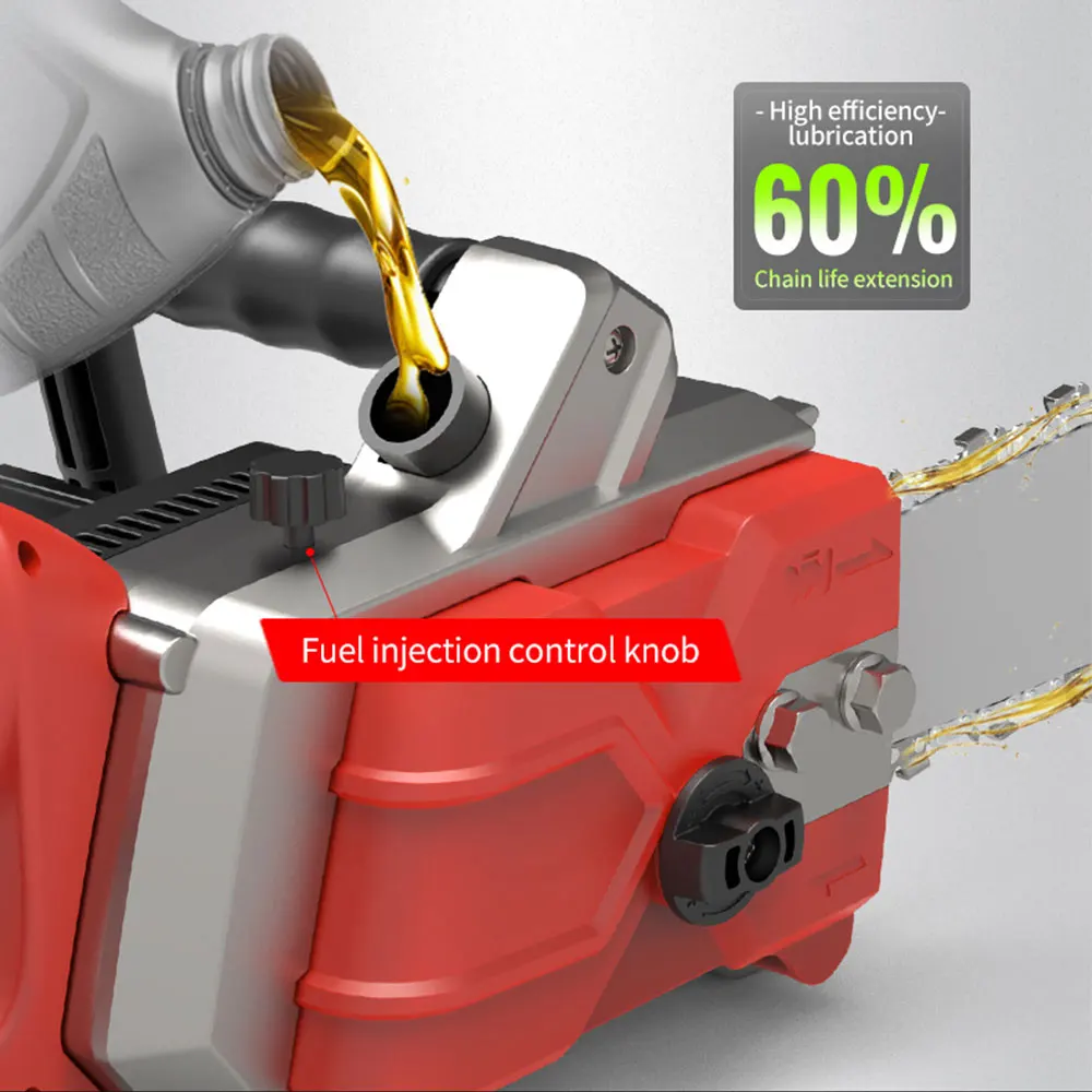 nanwei 16 inch wood saw machines chain saw  20V power tools 720m/min 6.0ah battery chainsaw power saws with 54cm chain tools