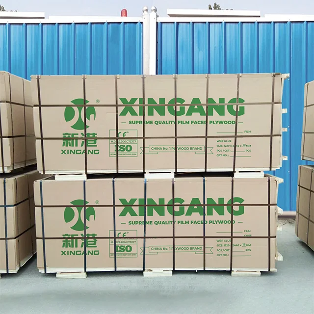 Black Phenolic Film Faced Plywood Marine Construction Plywood 18mm