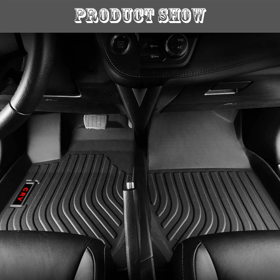 Car mats for HONDA CRV INSPIRE CRIDER URV XRV CITY VEZEL FIT ACCORD CIVIC TPE car mat Special Car Floor Mat
