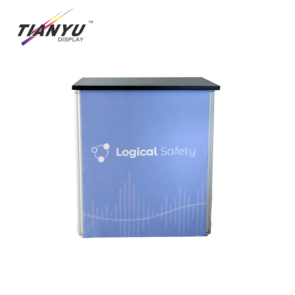 popular portable exhibition booth advertising counter table