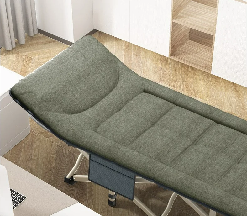 Low MOQ Save Room Easy Open &  Carrying  Portable Foldable Bed Camping Cot with Mattress Cot