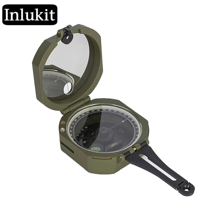 Zinc alloy Luminous multifunctional outdoor compass professional adventure compass