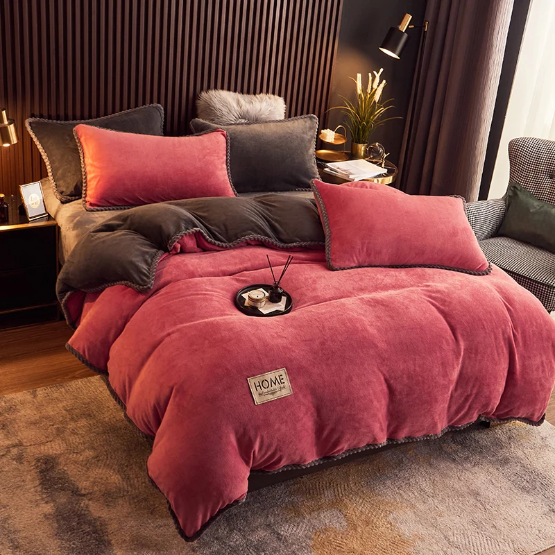 Wholesale durable high color fastness close fitting bedspread sheets for beds bedding set