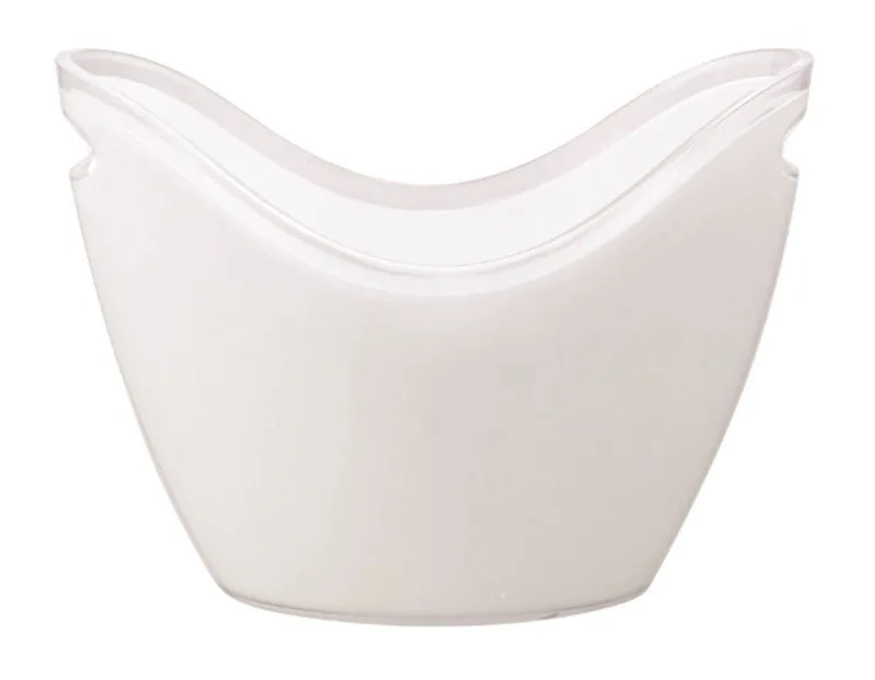 Wholesale Clear Acrylic Plastic Champagne Buckets For Cocktail Bar Accessories Beer Wine Champagne Parties Ice Bucket
