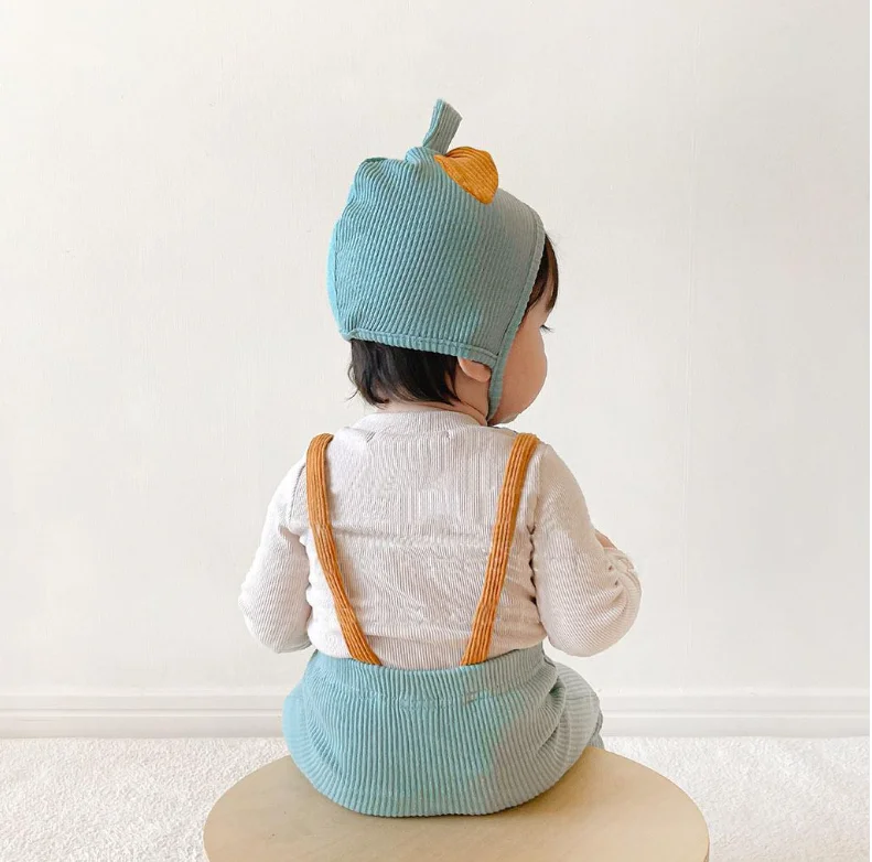 Best-selling baby pants spring overalls for toddler baby high waist leggings ribbed fabric baby pants