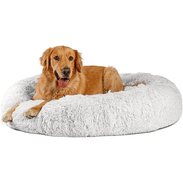 Cama de perro оптовая продажа Роскошная Водонепроницаемая ультра мягкая пушистая кровать для собаки