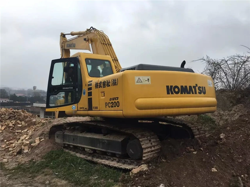 Используемый лидер продаж высококачественный японский экскаватор komatsu pc200-6 ПК 200 200-6 шт. продажа по низкой цене