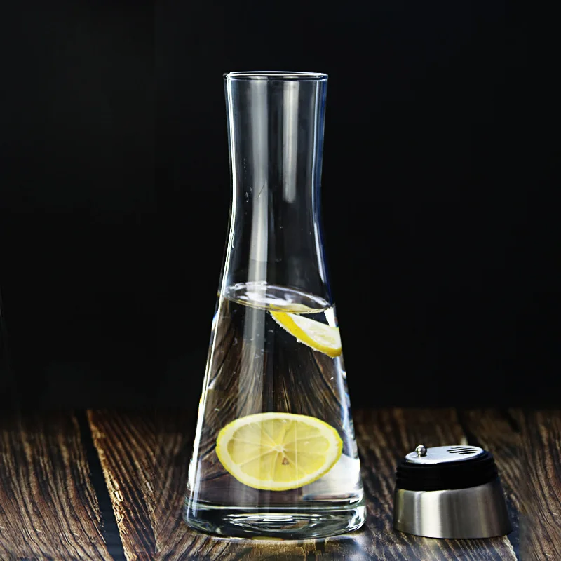 For microwave transparent wholesale glass jug set water  With Bamboo Lid