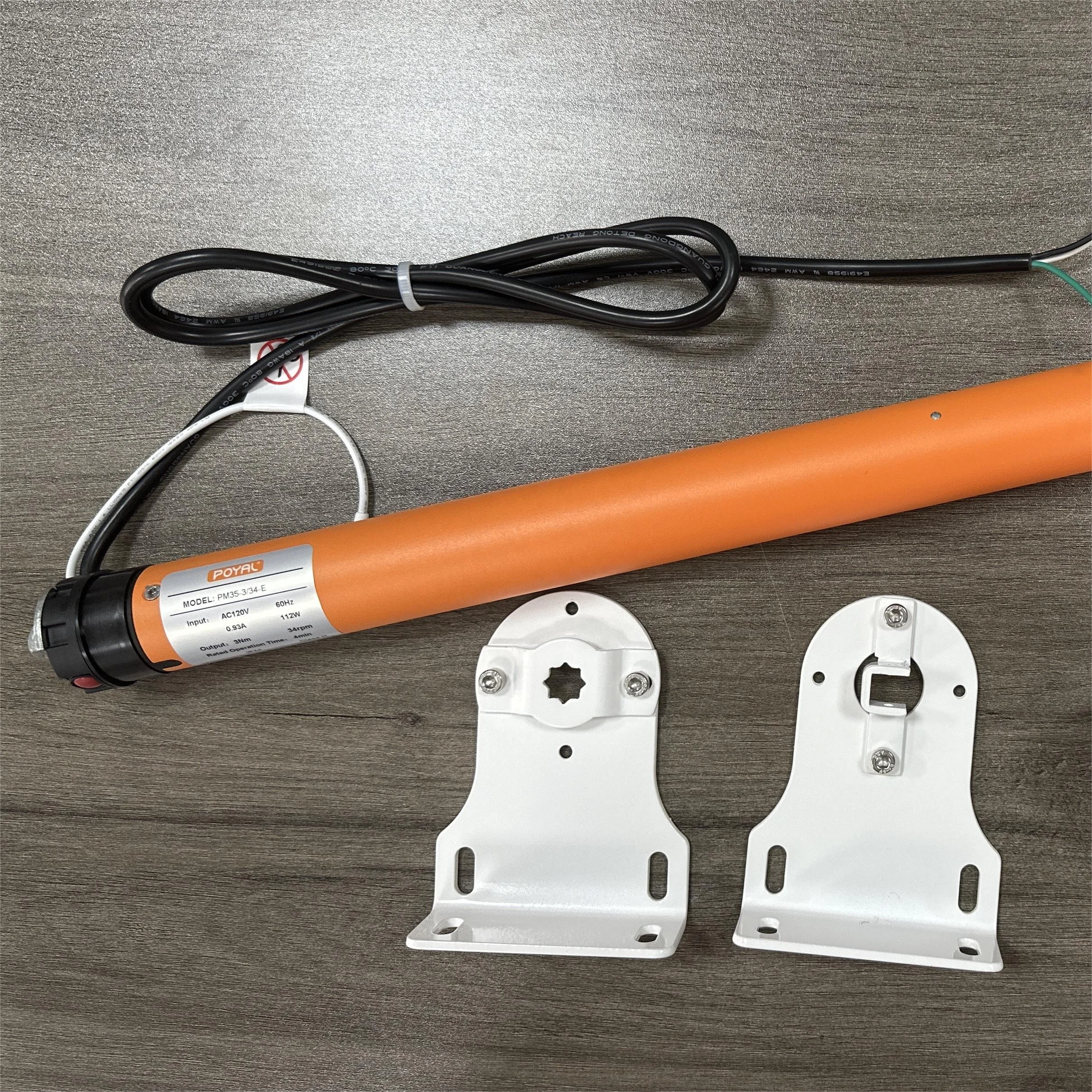 35 Stable Wired Tubular Motor with Remote Control High Torque Motorized