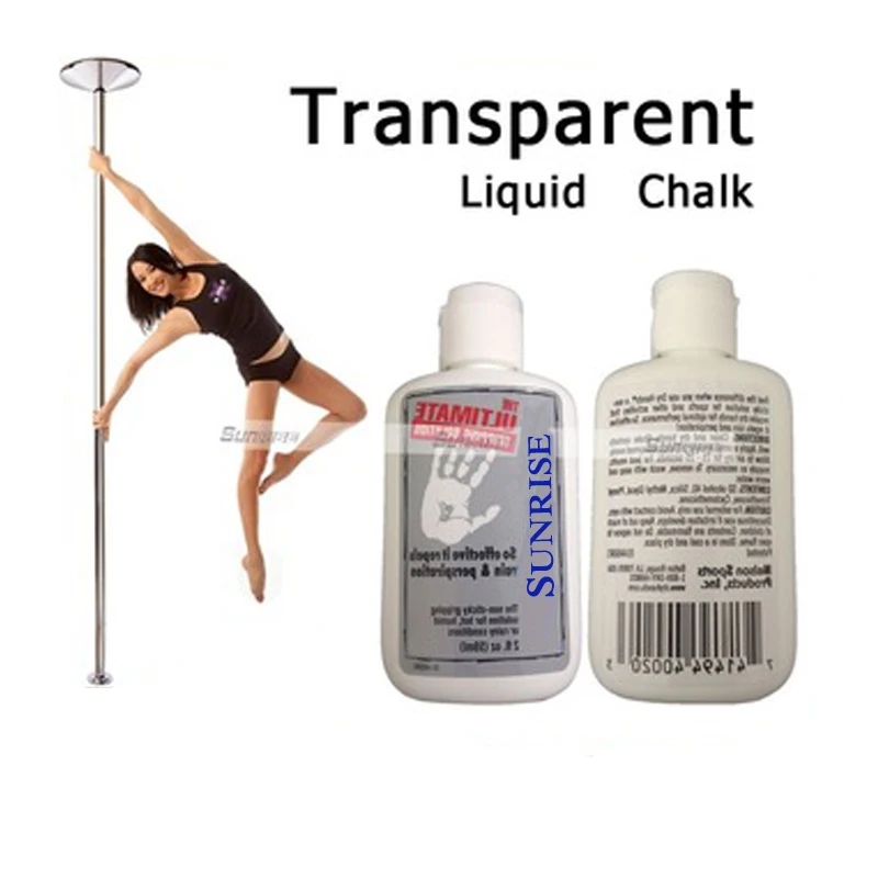 Transparent Gym Chalk 59ml Dry Hands Pole Grip Sport Liquid Chalk For Dance