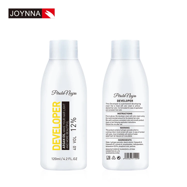 Private Label Cream Developer Oxidant Bleach Oxidized Professional with Peroxide Hair Color Peroxide