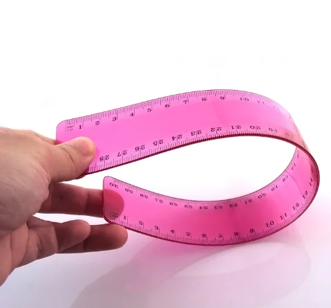 30cm custom PVC flexible ruler