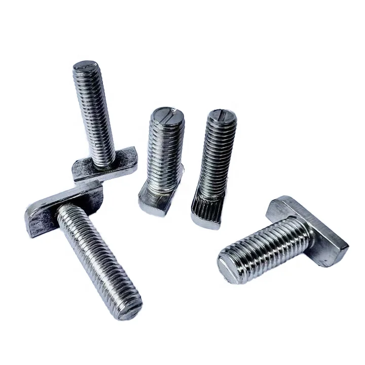 M8 M10 Square Hammer Head T Shaped Stainless Steel Bolt Solar Mounting T-Bolt