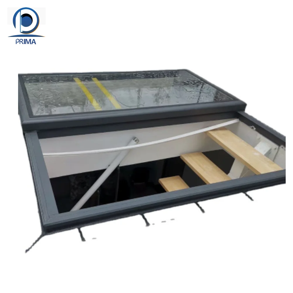 Prima Window Double Glazed Tempered Glass Customized Modern Style Sunroof Universal Skylight Window