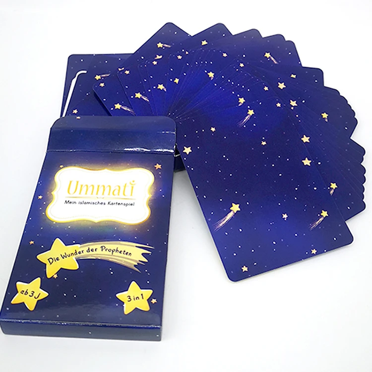 Wholesale Personalized Custom Conversation Questions Double Deck Poker Trading Card Game Box