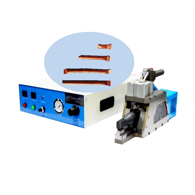 Easy Operation Ultrasonic Copper Aluminum Pipe Tube end Cutting and Sealing Machine