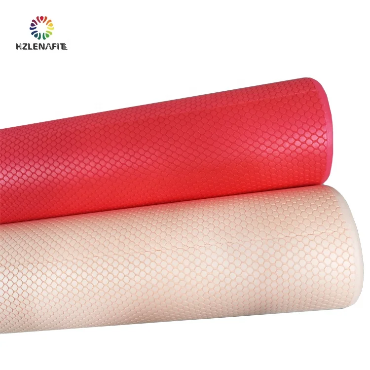 Wholesale High Density Black Pilates Exercise Yoga Massage POF plastic uptake Foam Roller