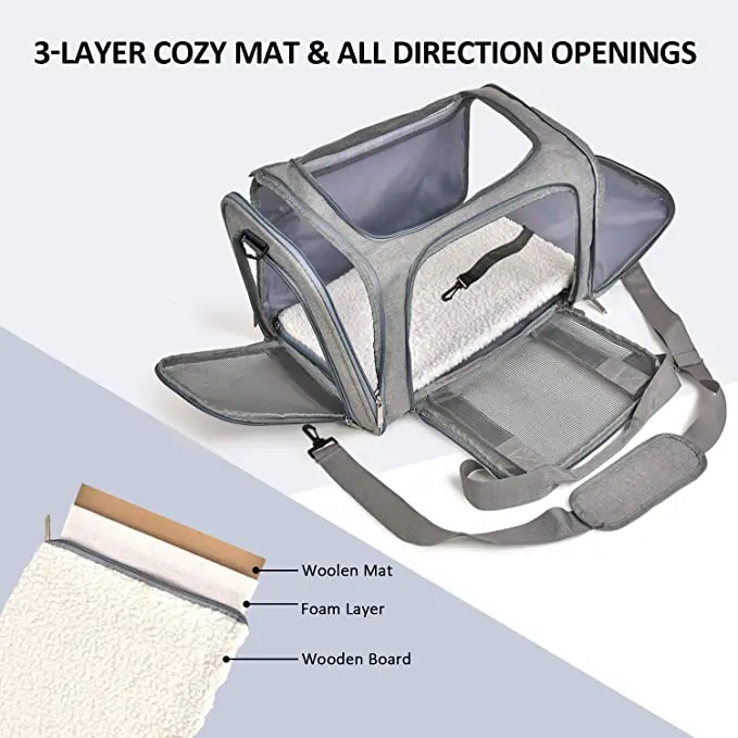Cat Carriers Dog Carrier Pet Carrier for Small Medium Cats Dogs