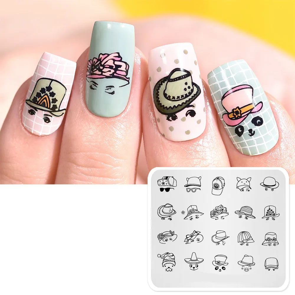 Wholesale custom new nail art stamping plate image board nail art DIY printing tool beauty nails