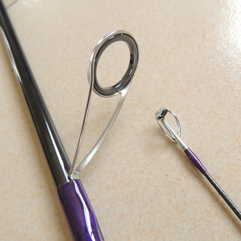 7ft 6inches 2 section carbon spinning  fishing rod lure weight 7-28g Chinese guide Chinese reel seat EVA handle