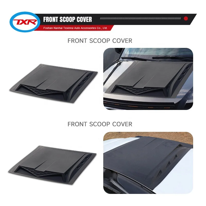 Other Exterior Accessories  Bonnet Guard with Streamer Light Hood Scoop Cover Roof  Searchlight for Nissan Patrol Y62 NEW Armada